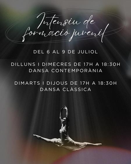 INTENSIU JULIOL JUVENIL CLASSIC- CONTEMPORANI | Escola de dansa Ramon Solé - Escola de dansa a Gracia, Barcelona